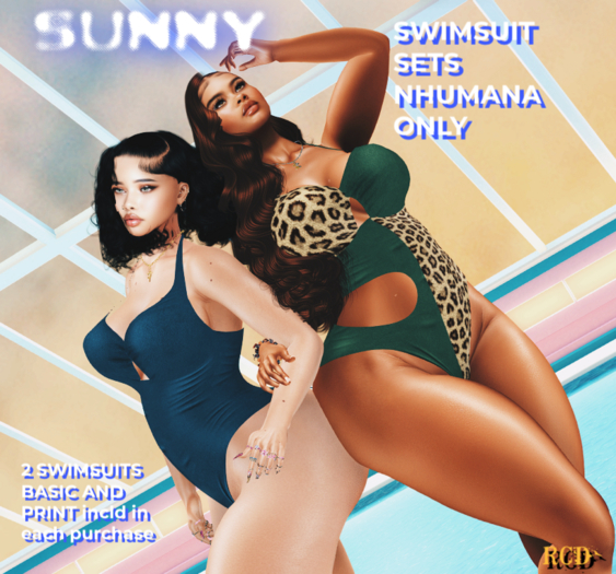 SONNY SWIMSUIT TEAL SET NHUMANA
