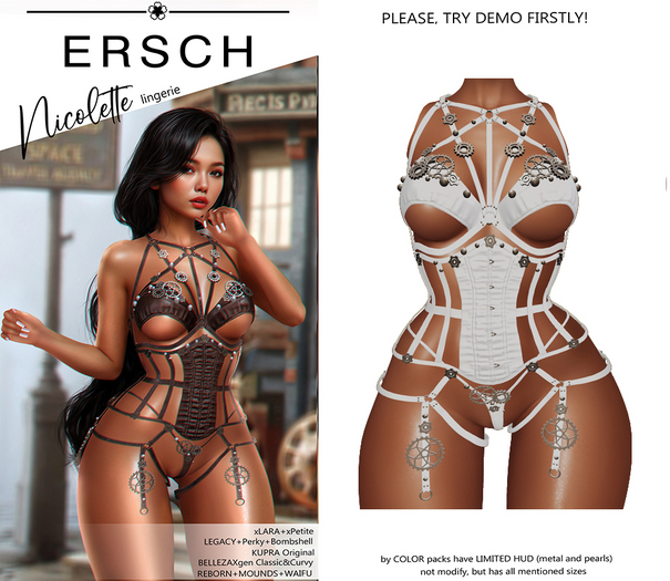 ERSCH - Nicolette lingerie -white-