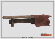 BROKEN ARROWS - Autumn Dining - Bench - Worn Wood 