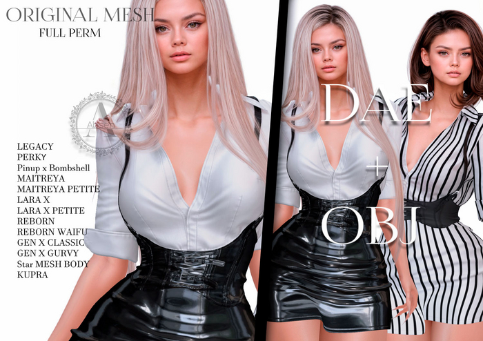 8158 DAE **ABSEN** F-2256 DRESS FULL PERM