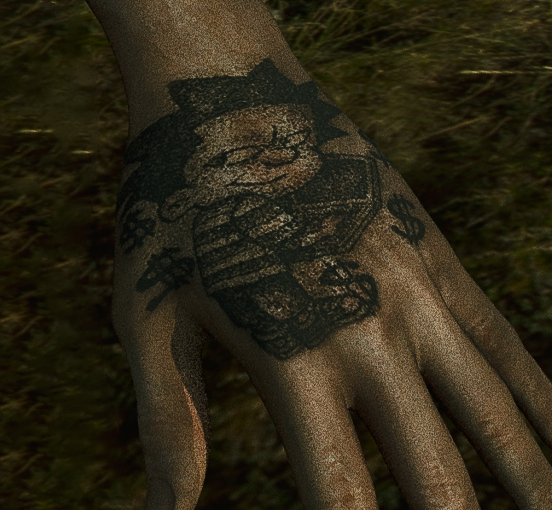 FR ~ SCAMMER Hand Tattoo
