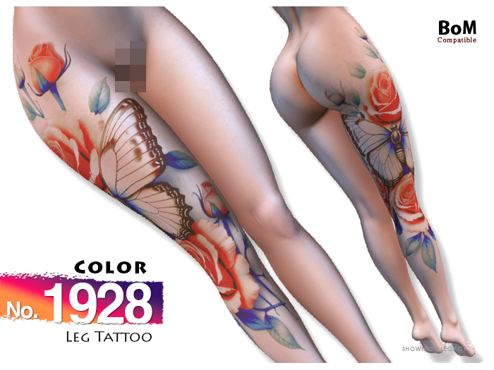 (Leg Tattoo) No.1928 Color