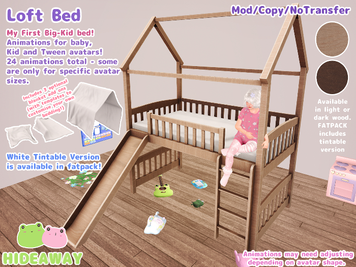 [Hideaway] Loft Bed Dark