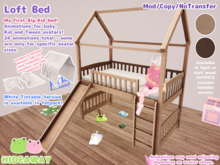 [Hideaway] Loft Bed Dark