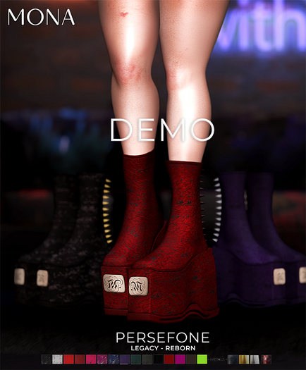 MONA - Persefone Boots - DEMO (AutoUnpack)