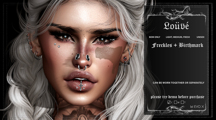 .Louve. Freckles+Birthmark (Add)