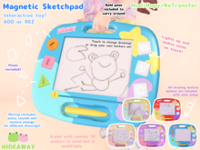 [Hideaway] Magnetic Sketchpad Green