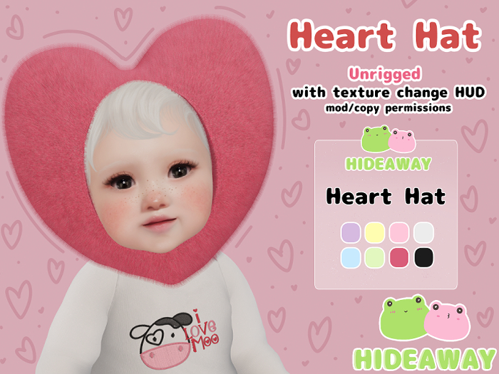 [Hideaway] Heart Hat