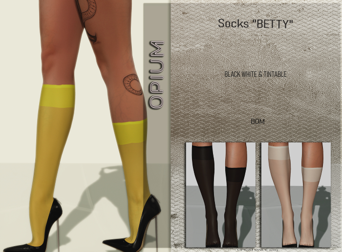 OPIUM Artful_Socks "BETTY" - Bom