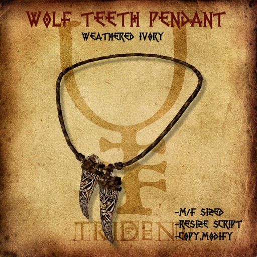Wolf Teeth Pendant 