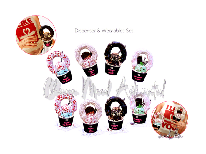 ADD/andika{Churro Mood Activated}Dispenser&Wearable Set