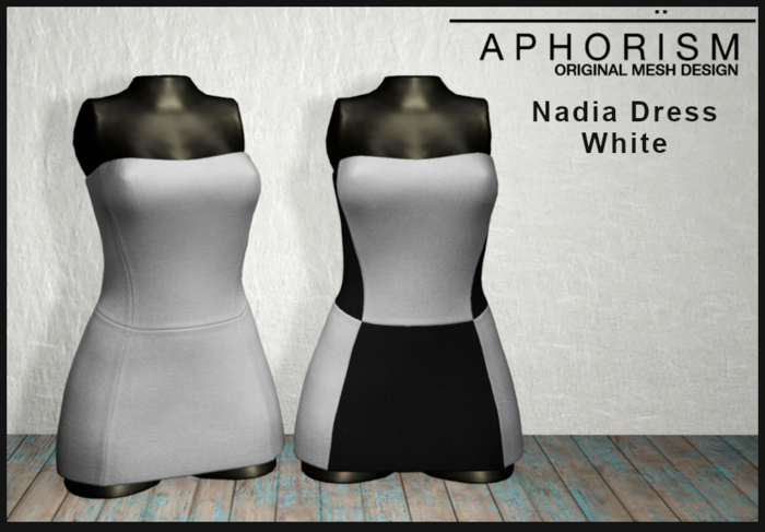 !APHORISM! - Nadia Dress White