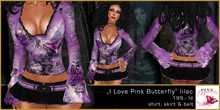 I Love Pink Butterfly lilac - Pink Butterfly