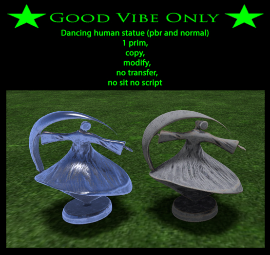 Box GVO Dancing human statue (pbr and normal) 1prim