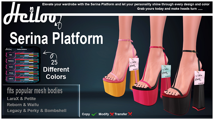 .:Heiloo:. - Serina Platform - Megapack Boxed