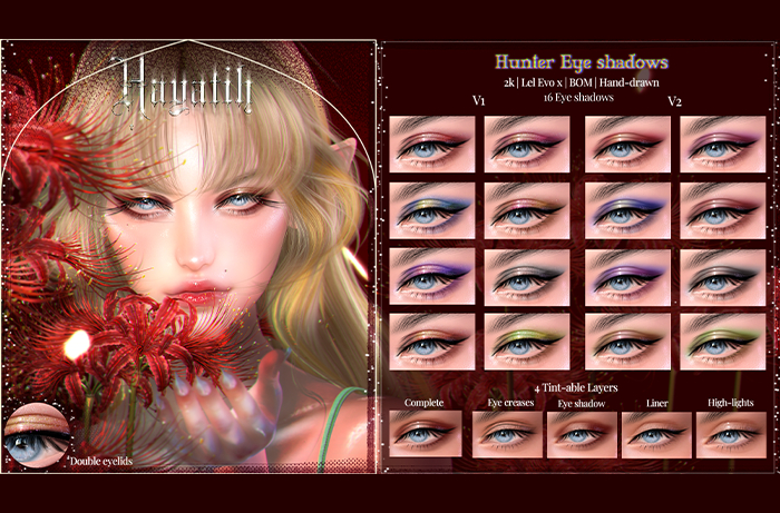HAYATIH: Hunter Eye Shadows Lel EvoX | 2K BOM