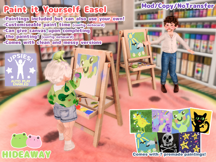 [Hideaway] Paint it Yourself Easel