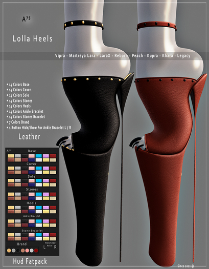: A75 : Lola Heels With Hud Fatpack