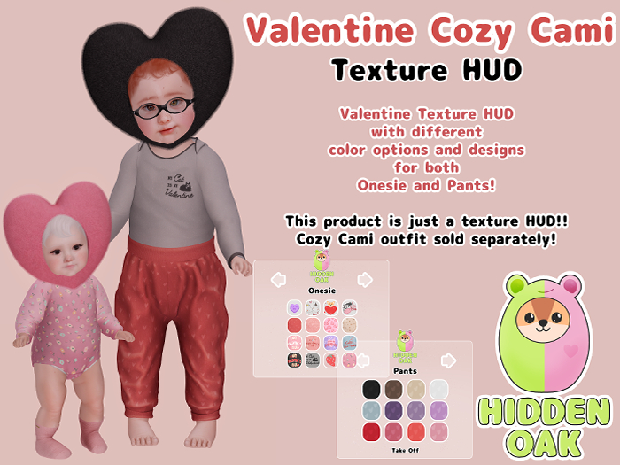 [HiddenOak] Cozy Cami Valentine Texture Hud