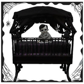 Vampire Baby with Crib