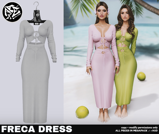 Pare.Freca Dress - White