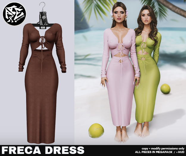Pare.Freca Dress - Brown