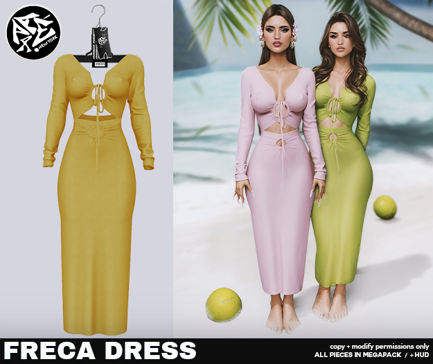 Pare.Freca Dress - Lemon