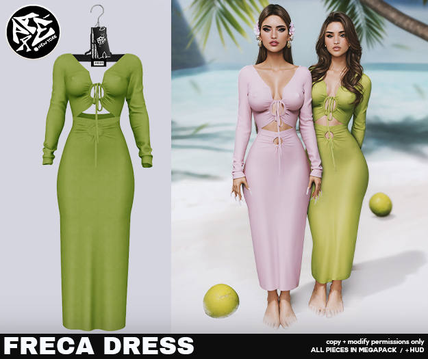 Pare.Freca Dress - Lime