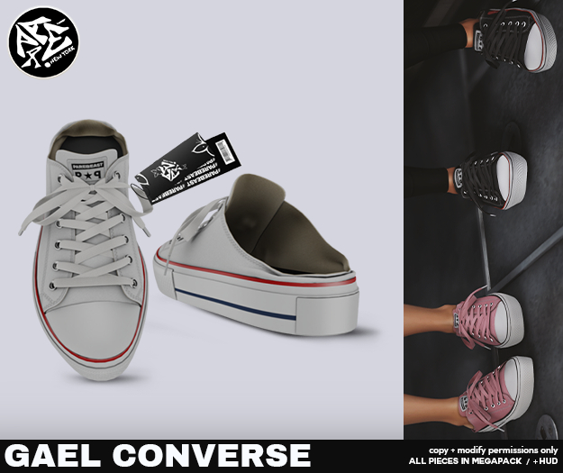 Pare.Gael Converse - White