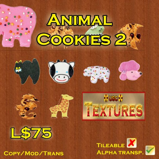 USC Textures - Animal Cookies 2