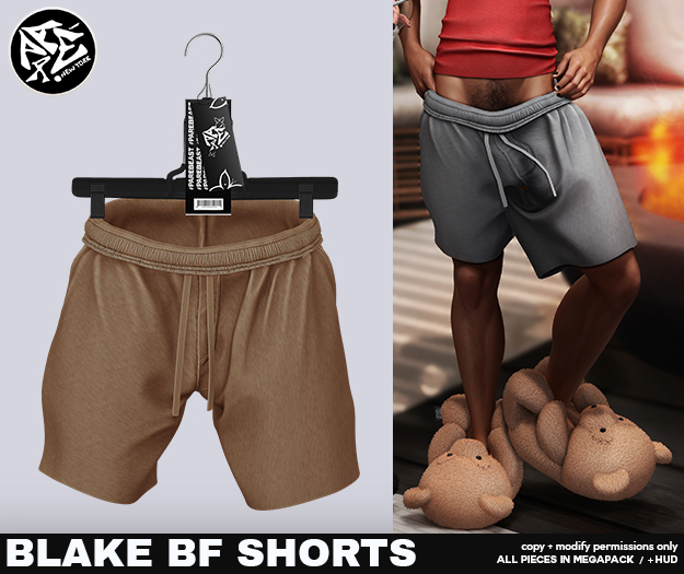 Pare.Blake Boyfriend Shorts - Chestnut