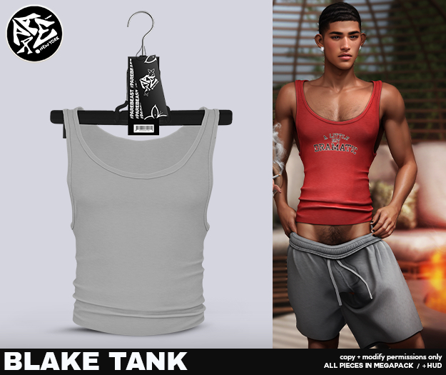 Pare.Blake Tank Tee - White