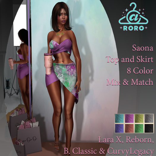 @rOrO Saona Top & Skirt Unpack Me