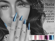 Glitter Gel Tip Nails 