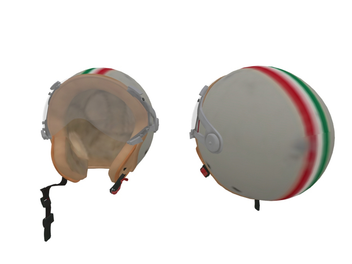 Retro motorcycle helmet