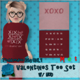 {.belle petite.} Valentines Tee Set [TDB] w/ HUD