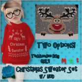 {.belle petite.} Christmas Sweater Set [TDB]