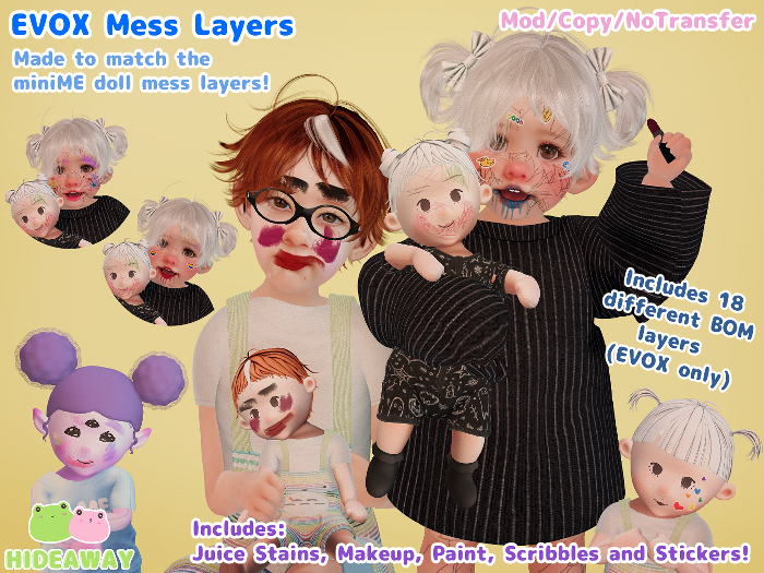 [Hideaway] EVOX Mess Layers