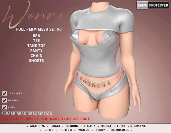 WONNE (90) Full Perm Mesh 