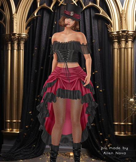 16. POISON ROUGE ELSIE RARE (Maitreya) + No. 11 ELSIE HAT RARE - SALE ! ❤️