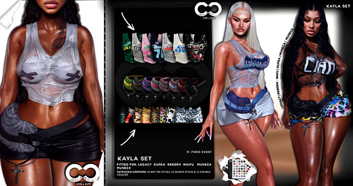 ::CYN x CITY:: Kayla Fur Belt Fp