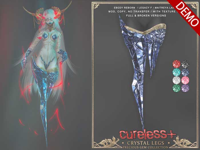 CURELESS[+] Precious Gem / Crystal Legs / DEMO