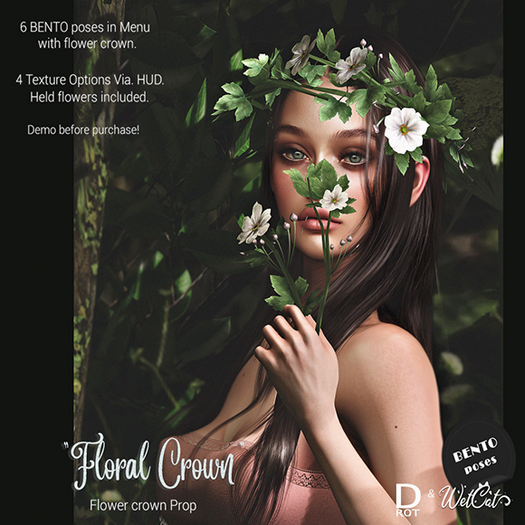 ::WetCat&Drot. "Floral Crown" Prop Set [Bento]