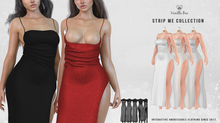 *Vanilla Bae* Farina Dress - White 3 Pack - Strip Me Interactive - Maitreya / LaraX / Legacy / Reborn / Waifu