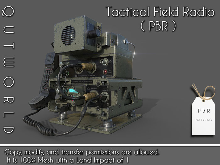 .::QUTWORLDT Tactical Field Radio_PBR::.FP