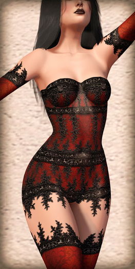 Heirloom Myth Lingerie . Red (BOM)