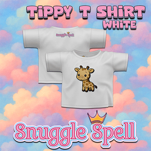 Snuggle Spell / Tippy T-Shirt WHITE  