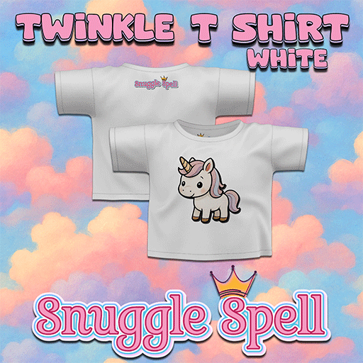 Snuggle Spell / Twinkle T-Shirt WHITE