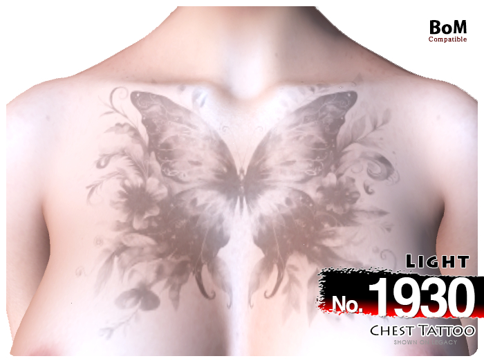 (Chest Tattoo) No.1930 Light