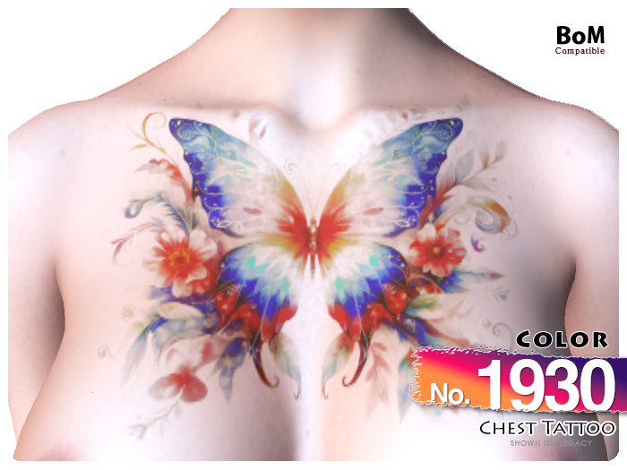 (Chest Tattoo) No.1930 Color